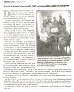 New Paltz Times article