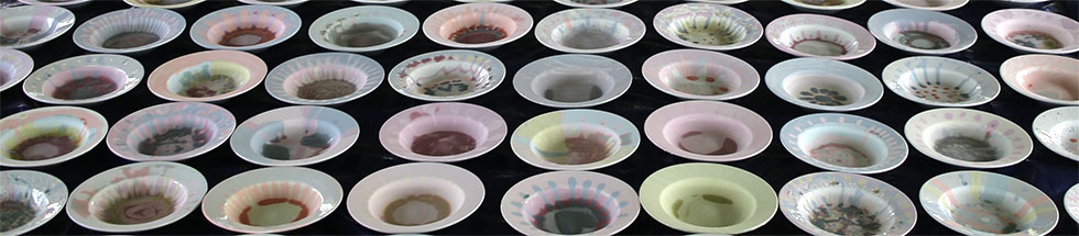 bowls ready for glazing