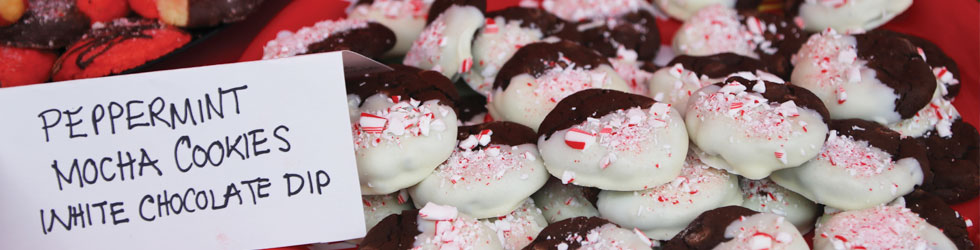 mocha peppermint cookies